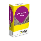 webercol flex - Flexibilné lepidlo na obklady a dlažby webercol flex - Flexibilné lepidlo na obklady a dlažby