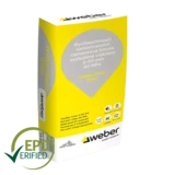 weberfloor fiber - Samonivelačná podlahová hmota na báze cementu, vystužená vláknom weberfloor fiber - Samonivelačná podlahová hmota na báze cementu, vystužená vláknom