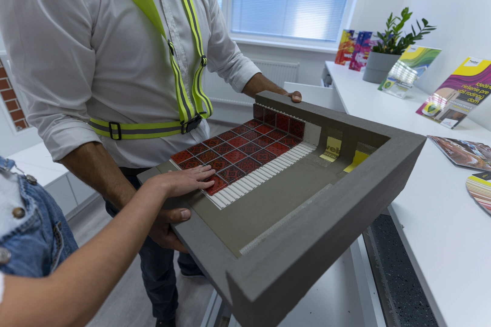 Výber podlahových systémov v showroome v Bratislave