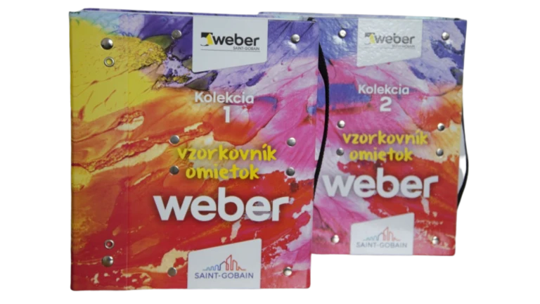 Vzorkovník tenkovrstovových omietok, sada 1,2