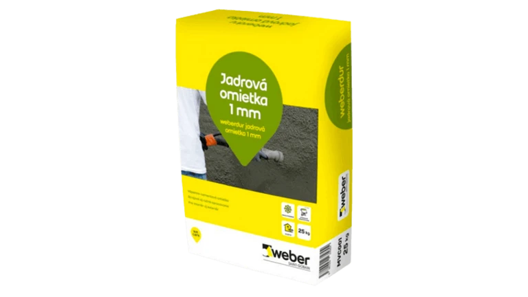 weberdur jadrová omietka 1 mm IN weberdur jadrová omietka 1 mm IN